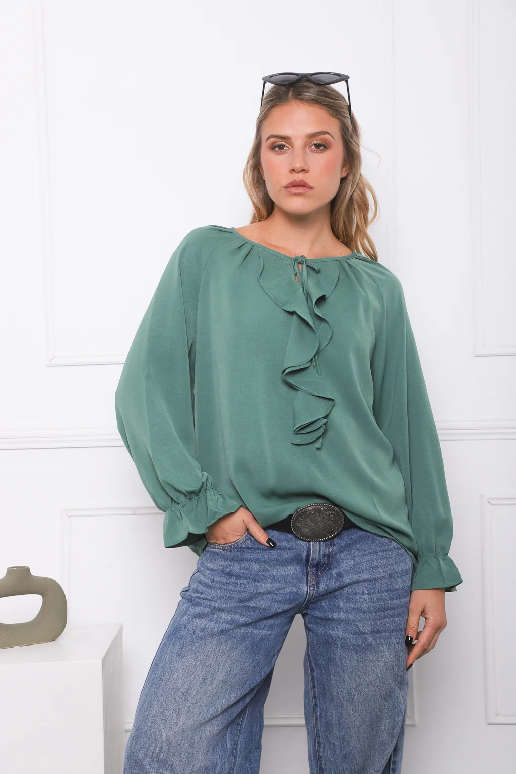 Blusa VOLTIER Gasa Chabot GU0346