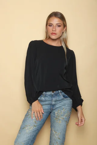 Camisola CHELSEA c/ Manga Larga Ancha Plizada GU0340 - Vista 2