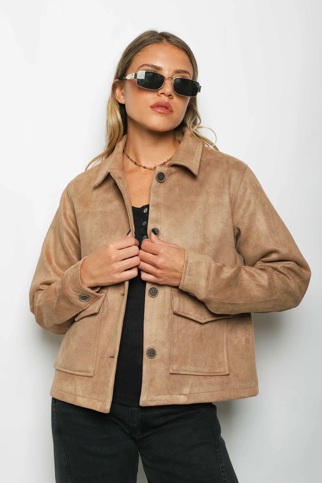 Chaqueta PIEGARI Gamuza Forrada GU571