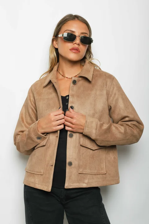 Chaqueta PIEGARI Gamuza Forrada GU571