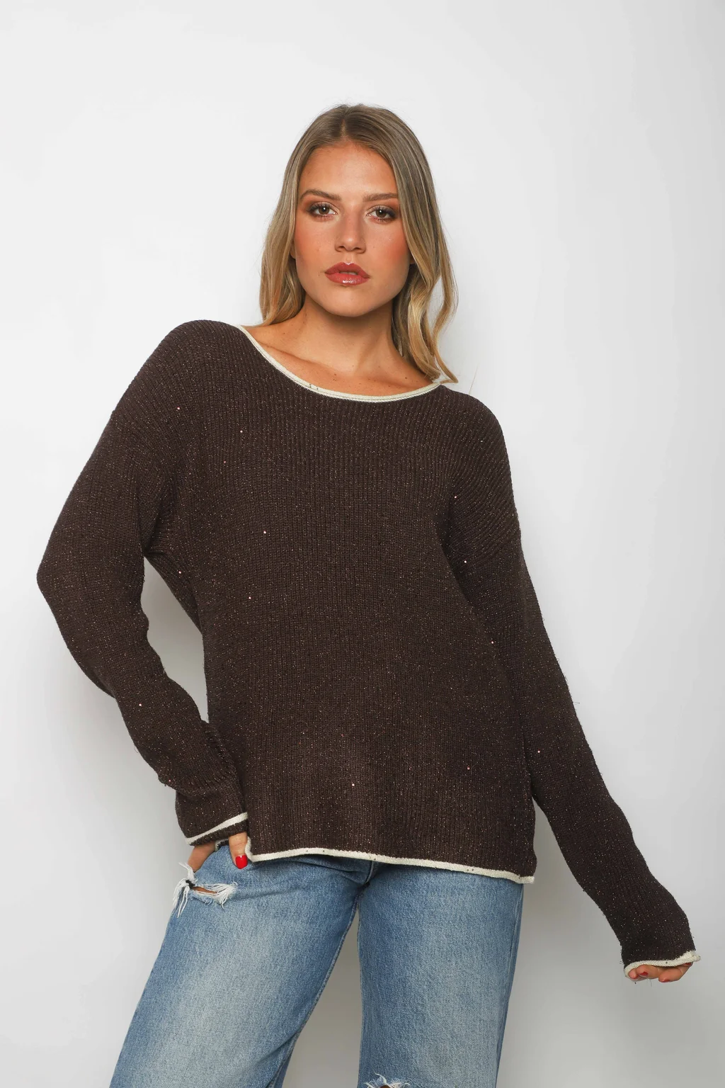 Sweater EDIMBURG Guarda Combinada y Lentejuelas GU67603