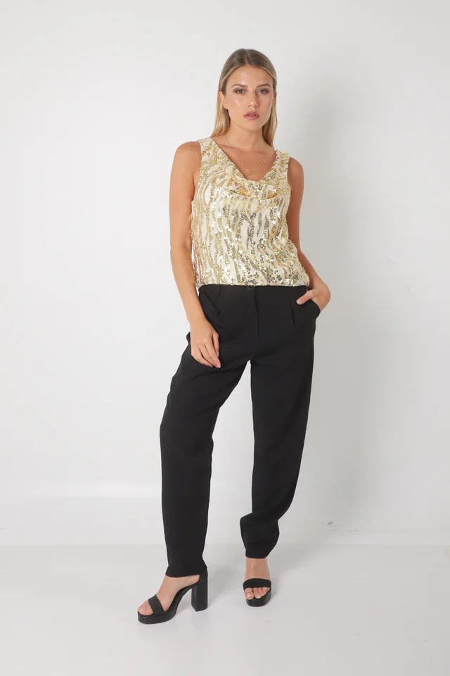 Musculosa Sarus Lentejuelas GU4040