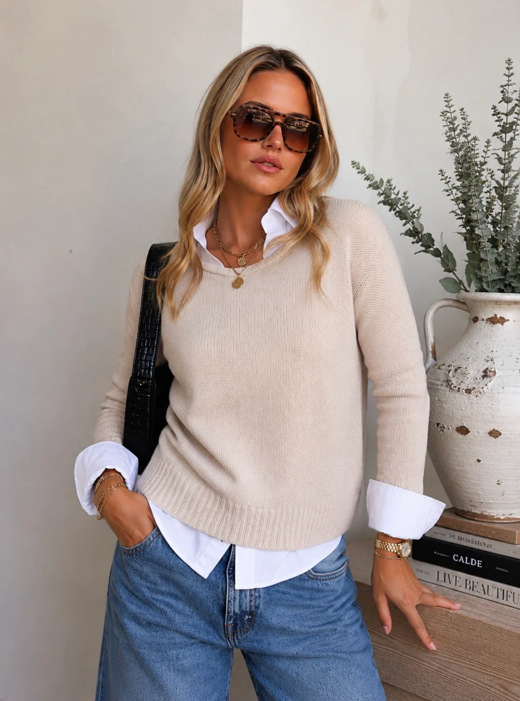 Sweater DIXIE Tejido c/Lurex GUL849