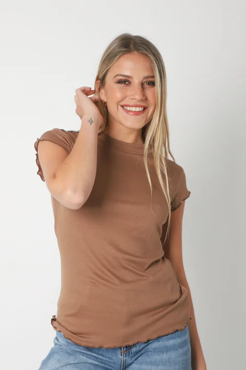 Remera MAKENA morley c/ Botones