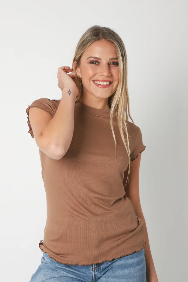 Remera MAKENA morley c/ Botones