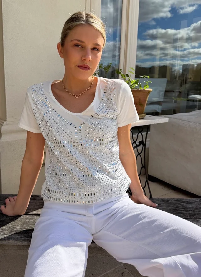 Remera KALESI con Piedras GUJ5209