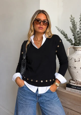 Sweater BURI Bremer Con Botones GU825 - Vista 5