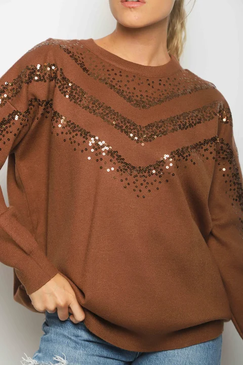 Sweater ANBAR c/ Brillos GU67701