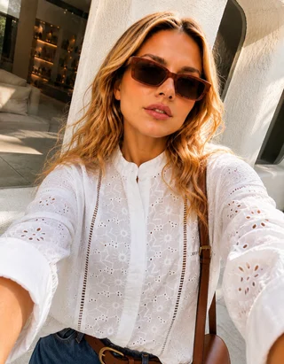 Camisa DESIRE C/ Broderie GUK70196 - Vista 6