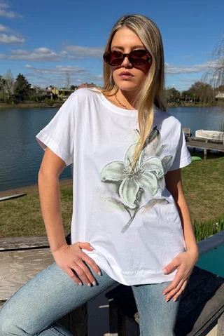 Remera GREEN BAMBOO Bordado GU10714 - Vista 1