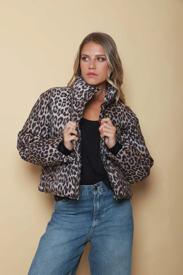 Campera Puffer Print GU78303