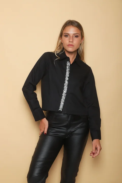 Camisa Bijou con Piedras GUK70059