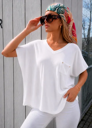 Remera Ancha Morley Siney Con Bolsillo - Vista 2