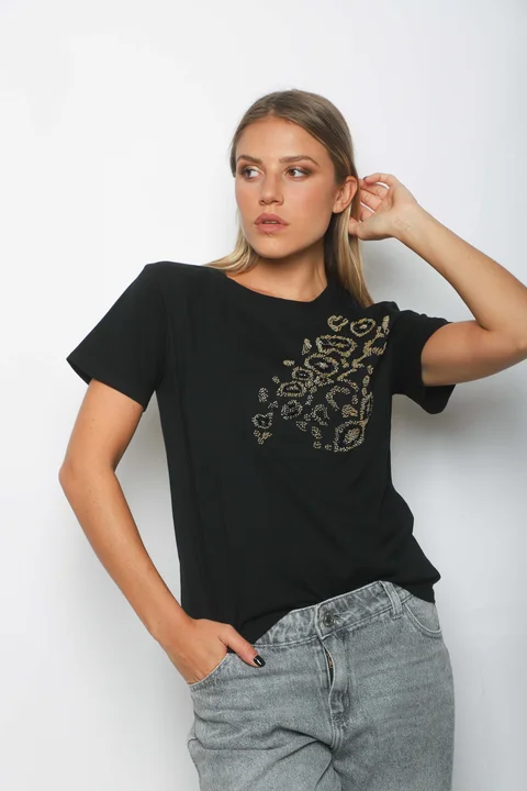 Remera BATUR C/Canutillos y Piedras GU5210