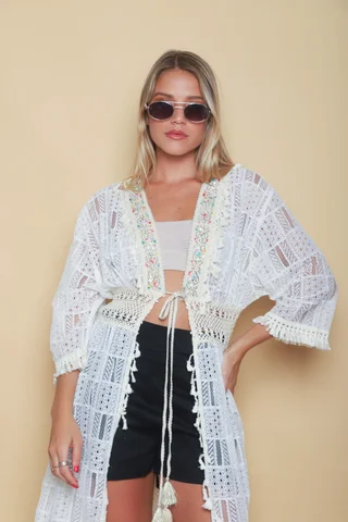 Kimono  Donna  Encaje GU52736 - Vista 2