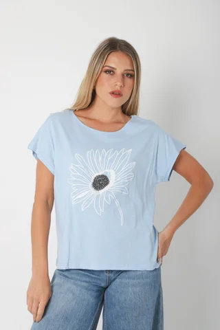 Blusa Suasi Lino c/ Piedras GU70104 - Vista 2