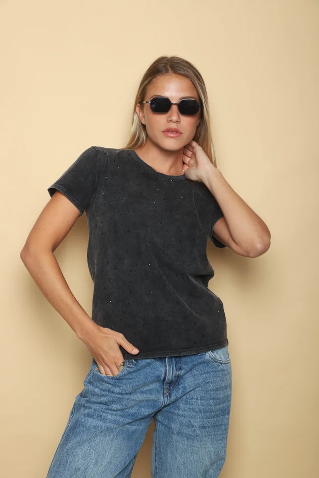 Remera LOYAL BATIK con Strass GU661200