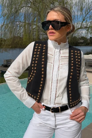 Chaleco VOYAGE C/ Tachas GUK70101 - Vista 3