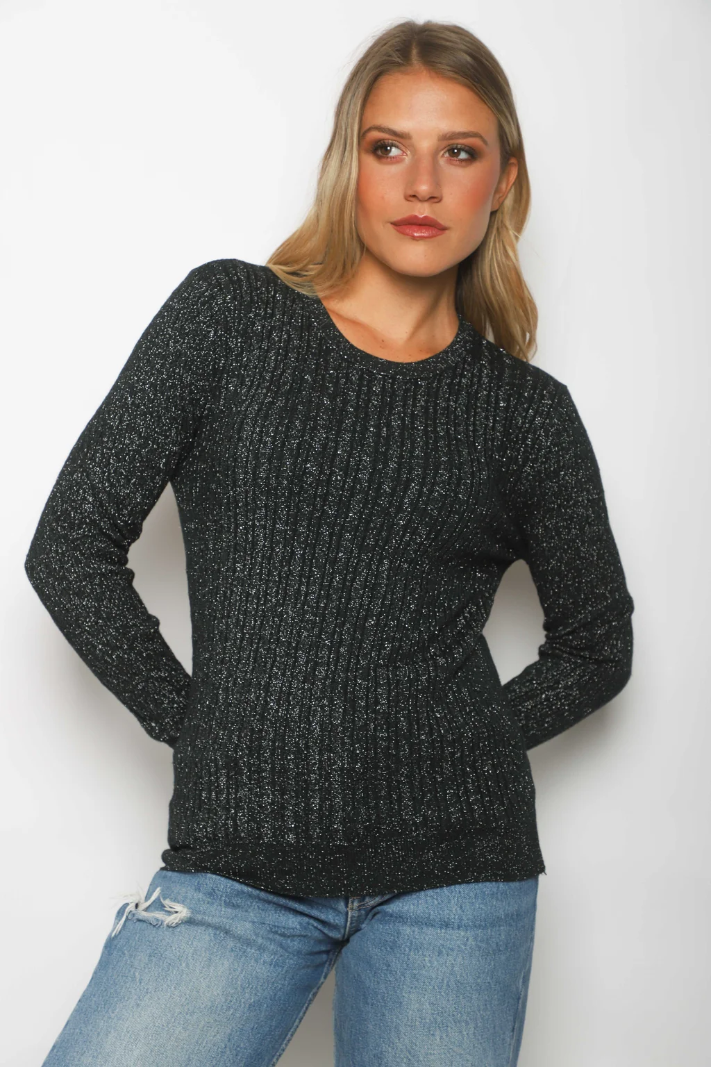 Sweater KALU Trenzado Lurex GUL656
