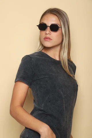 Remera LOYAL BATIK con Strass GU661200 - Vista 2