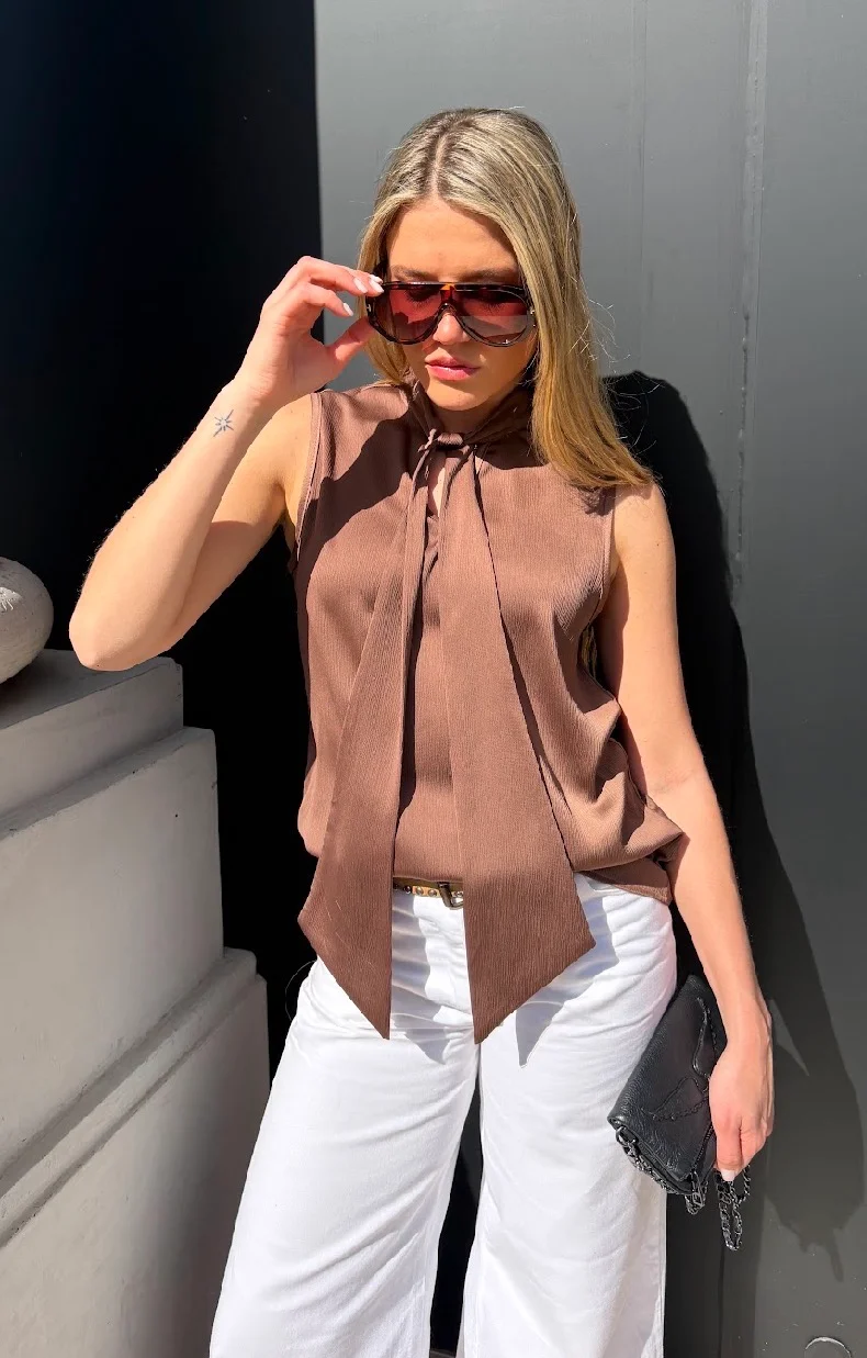 Musculosa Premium Bambula con Lazo GU6220
