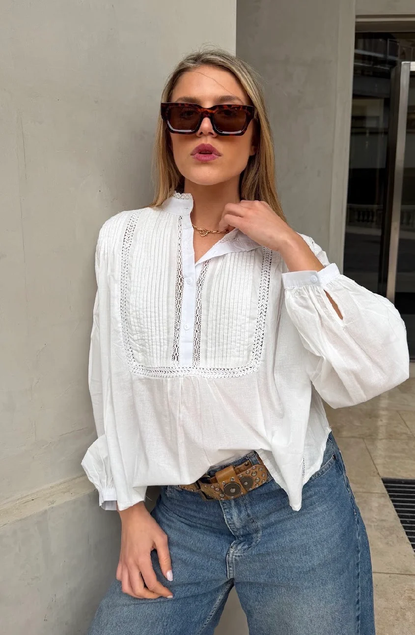 Camisola  MURAY Tablitas y Guipiur GU70233