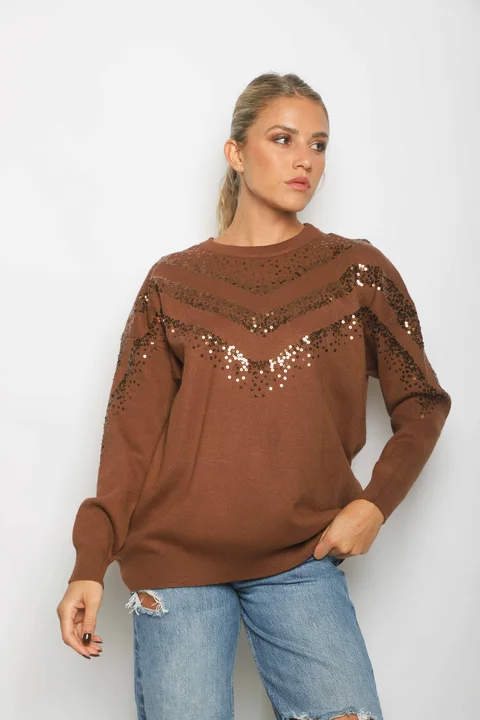 Sweater ANBAR c/ Brillos GU67701