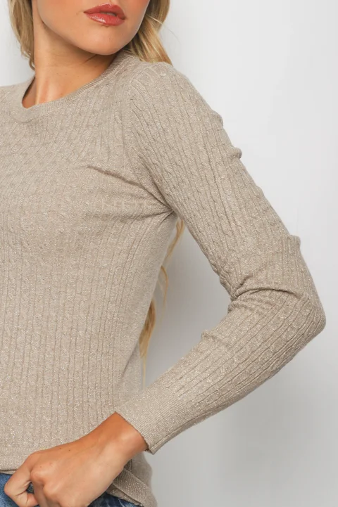 Sweater KALU Trenzado Lurex GUL656