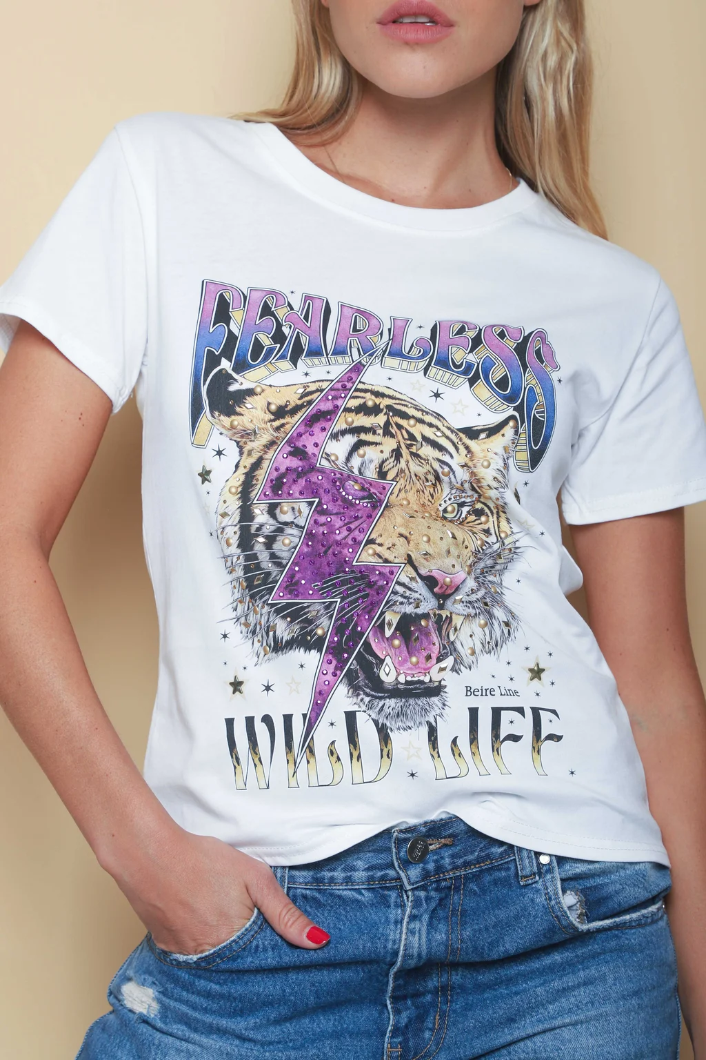 Remera FEARLESS Brillos GU5122