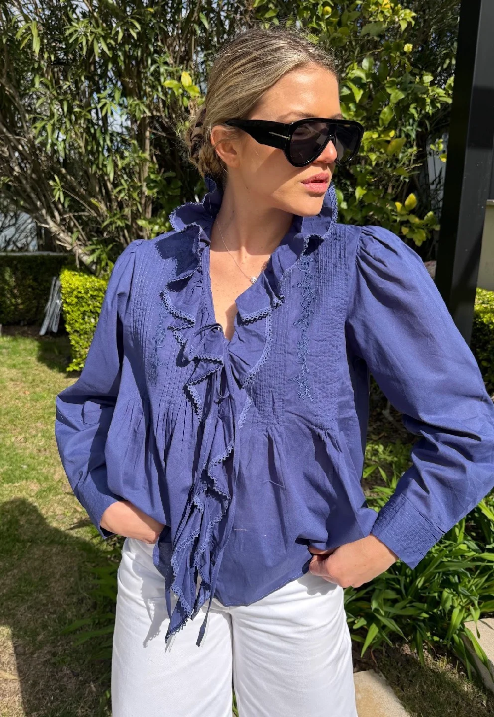 Camisa CARLY Con Volado GU70257