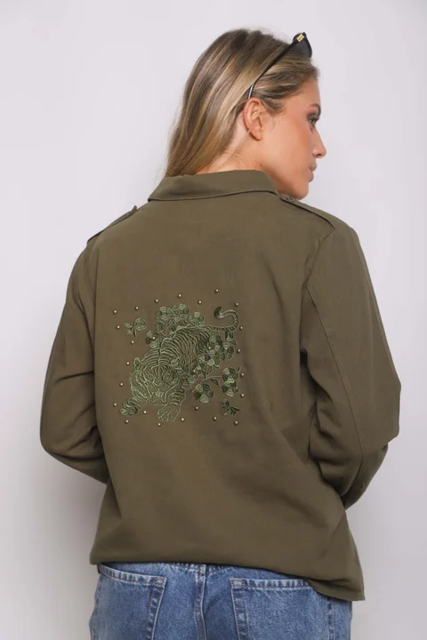  Camisa WANSEL Gabardina Bordada GU70284