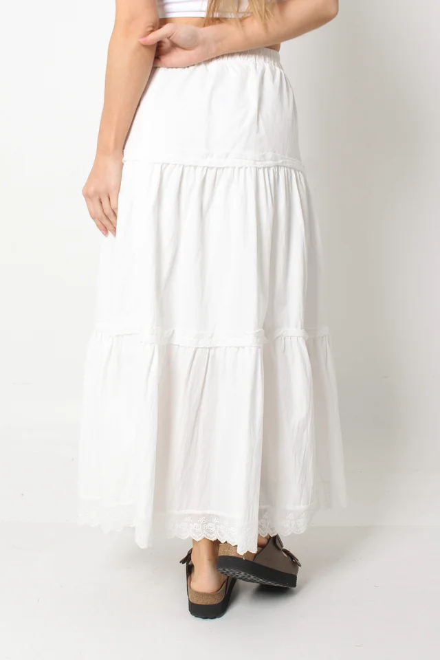 Pollera VISCAYA Paisana Con Puntilla GUN62284