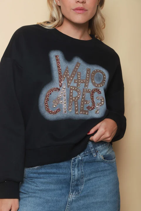 Buzo WHO CARES Gamuzado GUK70076