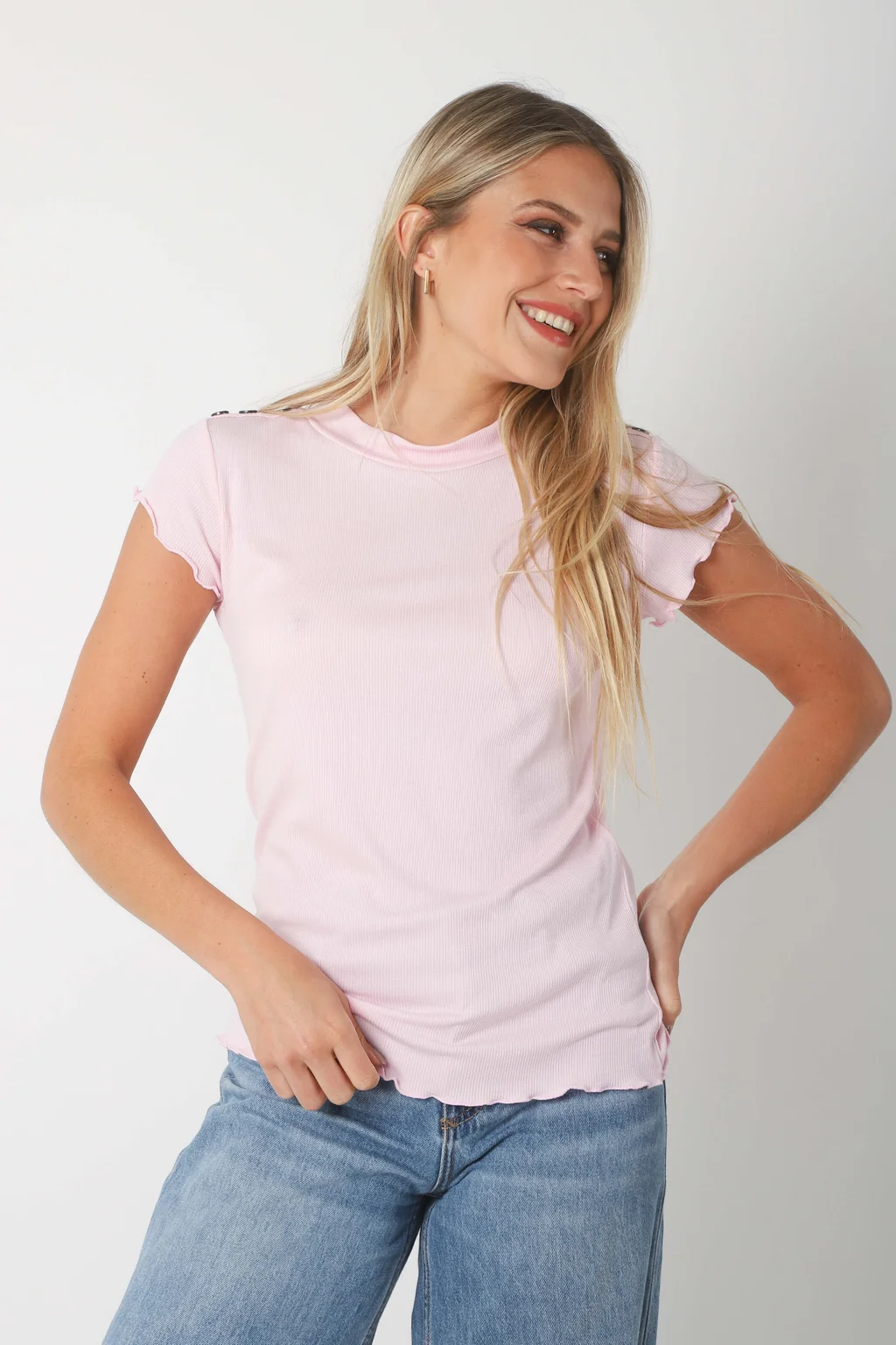 Remera MAKENA morley c/ Botones