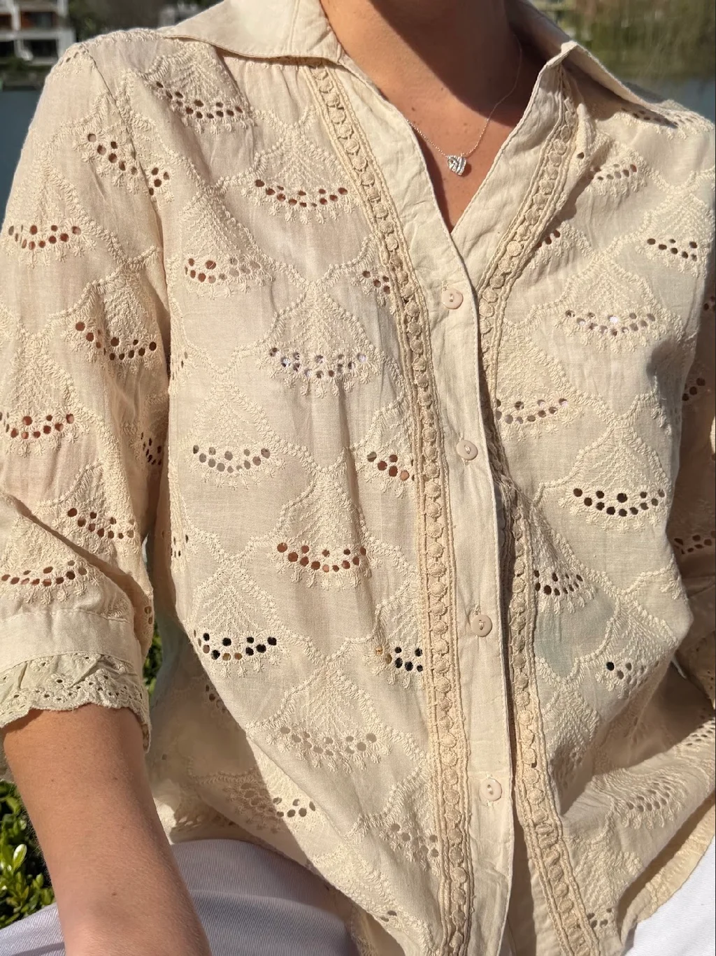 Camisa BLOW Broderie Manga 3/4 GU70157