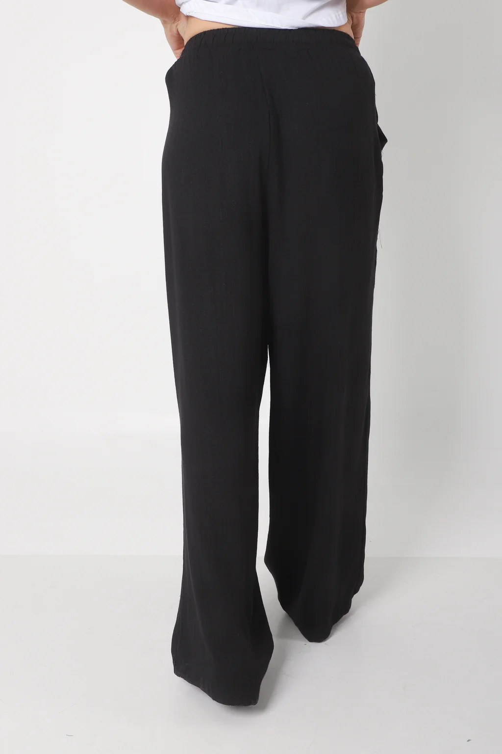 Pantalón MARE de Lino con  Tiras Bolsillos GU0332