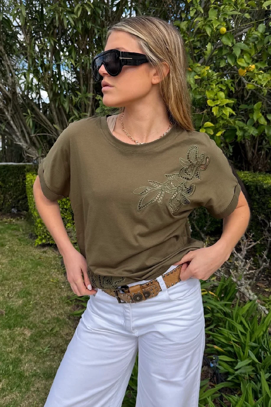 Remera DENCEL Bordada GU10712