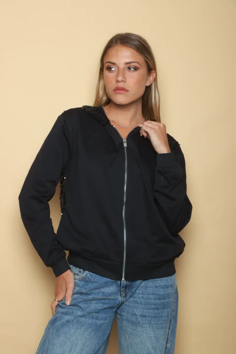 Campera  Brilliant con Lentejuelas GUK119