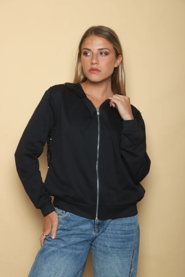 Campera  Brilliant con Lentejuelas GUK119
