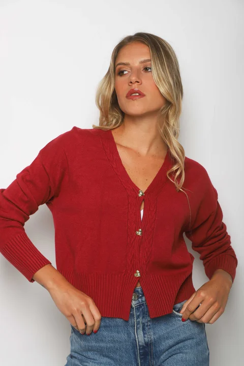 Saco Bremer MAVERICK con Botones Corazon Strass GUL621