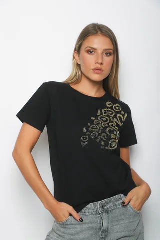 Remera BATUR C/Canutillos y Piedras GU5210 - Vista 4