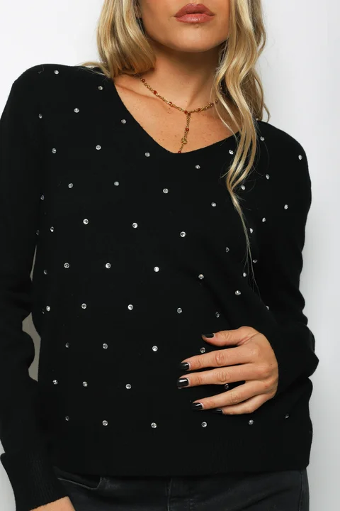 Sweater SENA Bremer c/ Strass GU615