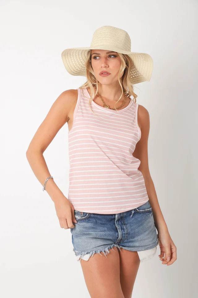 Musculosa RAVE MORLEY RAYADA