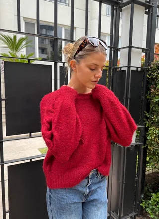 Sweater BLAKE Grueso c/Bordado GU405838 - Vista 6