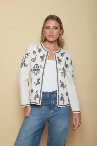 Chaqueta LOREIN Gabardina Bordada GU6004 - Vista 1