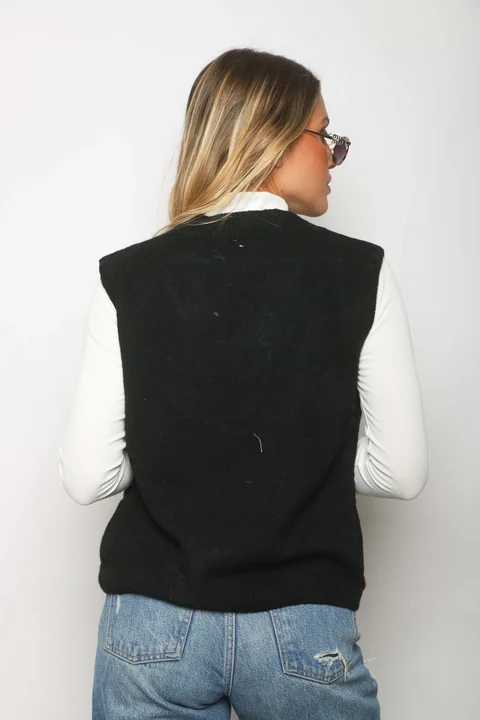 Chaleco FRANCE Cashmire Botones GU67602