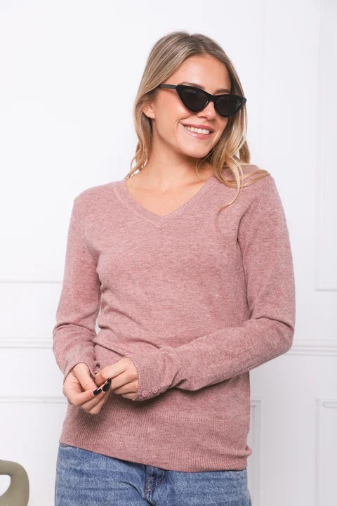 Sweater DANDY Bremer Escote V GUL809