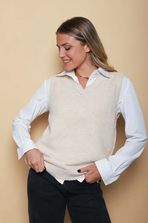 CHALECO ROXY Hilo con Brillos GU806