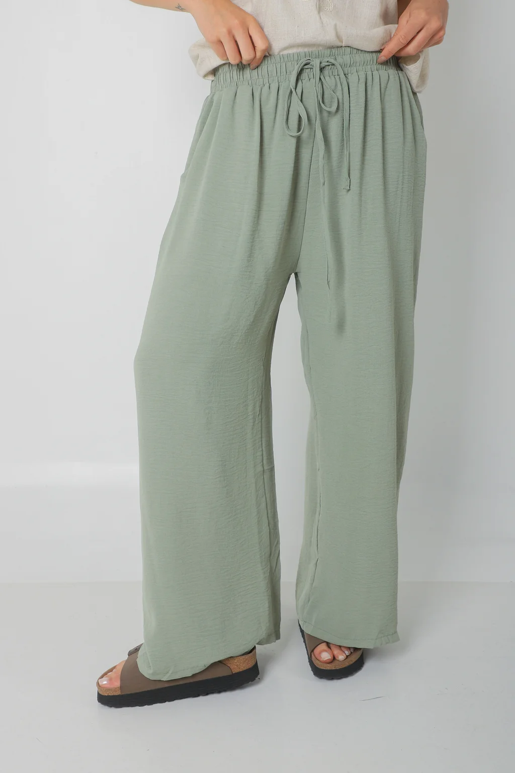 Pantalón OCEAN de CEY con Tiras y Bolsillos GU0331