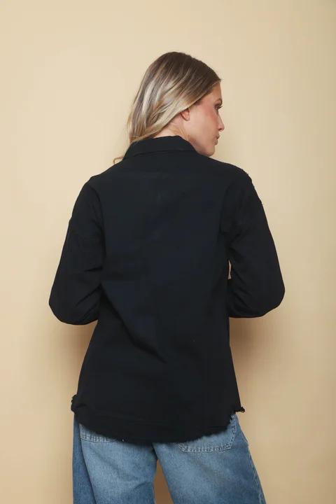 Camisaco RAPSODY gabardina c/tachas GUK70170